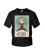 MY BODY MY TEMPLE MY RULE Youth T-Shirt tile