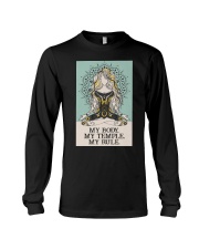 MY BODY MY TEMPLE MY RULE Long Sleeve Tee tile