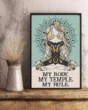 MY BODY MY TEMPLE MY RULE 11x17 Poster lifestyle-poster-3