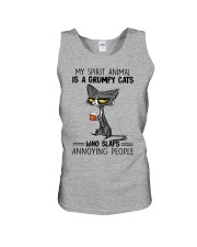 MY SPIRIT ANIMAL IS A GRUMPY CATS Unisex Tank tile