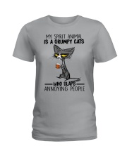 MY SPIRIT ANIMAL IS A GRUMPY CATS Ladies T-Shirt tile