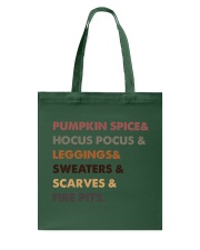 PUMPKIN SPICE Tote Bag tile