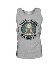 LOSE YOUR MIND FIND YOUR SOUL Unisex Tank tile