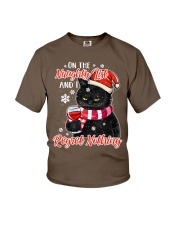 ON THE NAUGHTY LIST AND I REGRET NOTHING Youth T-Shirt tile