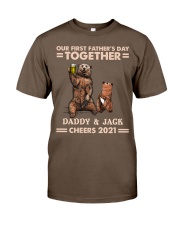 OUR FISRT FATHER'S DAY TOGETHER - CUSTOM NAME Classic T-Shirt tile