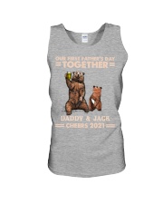 OUR FISRT FATHER'S DAY TOGETHER - CUSTOM NAME Unisex Tank tile