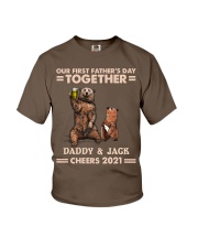 OUR FISRT FATHER'S DAY TOGETHER - CUSTOM NAME Youth T-Shirt tile