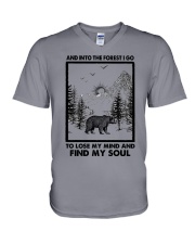 AND INTO THE FOREST I GO V-Neck T-Shirt tile