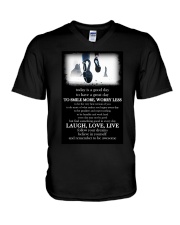 TODAY IS A GOOD DAY V-Neck T-Shirt tile