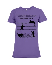 THERE ARE TOW MEANS Premium Fit Ladies Tee tile