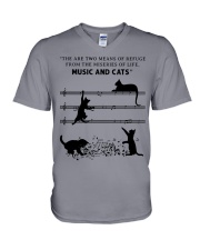 THERE ARE TOW MEANS V-Neck T-Shirt tile