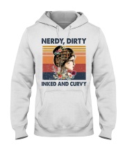 BOOK - GIRL - NERDY DIRTY Hooded Sweatshirt front