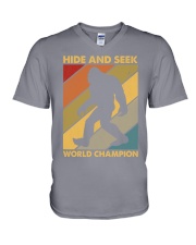 HIDE AND SEEK WORLD CHAMPION V-Neck T-Shirt tile