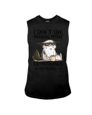 I DON'T LIKE MORNING PEOPLE OR MORNING OR PEOPLE Sleeveless Tee tile