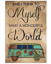 AND I THINK TO MYSELF WHAT A WONDERFUL WORLD 11x17 Poster front