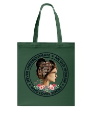 NEVER UNDERESTIMATE Tote Bag tile