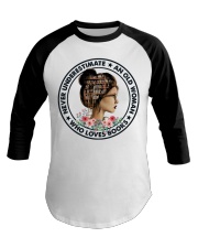 NEVER UNDERESTIMATE Baseball Tee tile