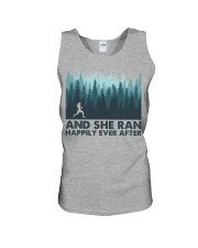 AND SHE RAN HAPPILY EVER AFTER Unisex Tank tile
