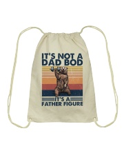 DAD BOD - FATHER FIGURE - GYM Drawstring Bag tile