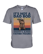 DAD BOD - FATHER FIGURE - GYM V-Neck T-Shirt tile