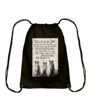 JUST REMEMBER THE RIDE GO ON Drawstring Bag tile