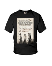 JUST REMEMBER THE RIDE GO ON Youth T-Shirt tile