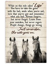 JUST REMEMBER THE RIDE GO ON 11x17 Poster front