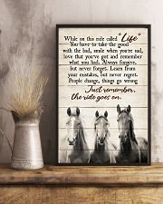 JUST REMEMBER THE RIDE GO ON 11x17 Poster lifestyle-poster-3
