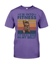 I'M INTO FITNESS FIT'NESS BEER IN MY BELLY Premium Fit Mens Tee tile