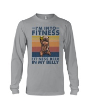 I'M INTO FITNESS FIT'NESS BEER IN MY BELLY Long Sleeve Tee tile