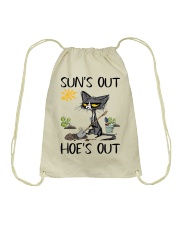 SUN'S OUT HOE'S OUT Drawstring Bag tile