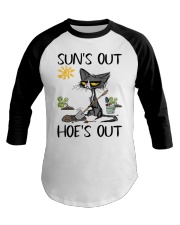 SUN'S OUT HOE'S OUT Baseball Tee tile
