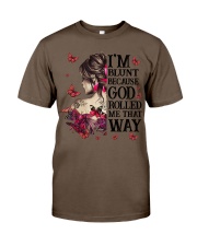 I'M BLUNT BECAUSE GOD ROLL ME THAT WAY Classic T-Shirt tile