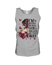 I'M BLUNT BECAUSE GOD ROLL ME THAT WAY Unisex Tank tile