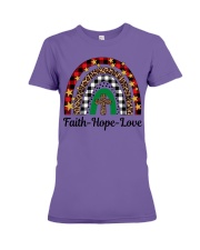 FAITH-HOPE-LOVE Premium Fit Ladies Tee tile