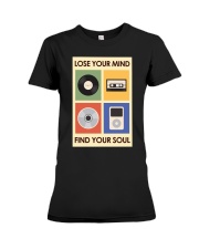 LOSE YOUR MIND FIND YOUR SOUL Premium Fit Ladies Tee tile