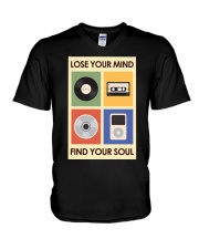 LOSE YOUR MIND FIND YOUR SOUL V-Neck T-Shirt tile