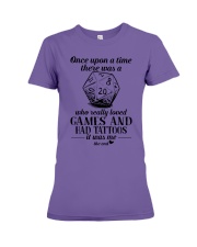 ONCE UPON A TIME THERE WAS A GIRL Premium Fit Ladies Tee tile