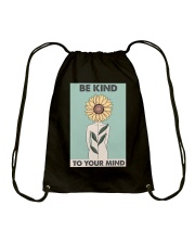 BE KIND TO YOUR MIND Drawstring Bag tile