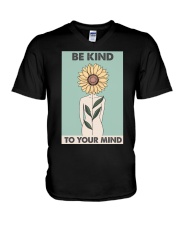 BE KIND TO YOUR MIND V-Neck T-Shirt tile