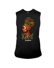 AFRO GIRL - CUSTOM NAME Sleeveless Tee tile