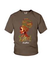 AFRO GIRL - CUSTOM NAME Youth T-Shirt tile