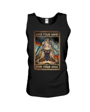 LOSE YOUR MIND FIND YOUR SOUL Unisex Tank tile