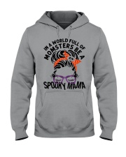IN A WORLD FULL OF MOMSTERS BE A SPOOKY MAMA Hooded Sweatshirt tile