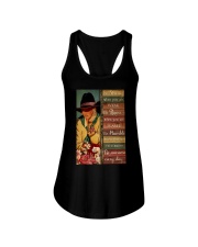BE STRONG WHEN YOU ARE WEAK Ladies Flowy Tank tile