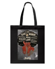 AFRO GIRL - CUSTOM NAME Tote Bag tile
