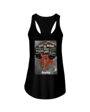AFRO GIRL - CUSTOM NAME Ladies Flowy Tank tile