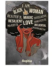 AFRO GIRL - CUSTOM NAME 11x17 Poster front