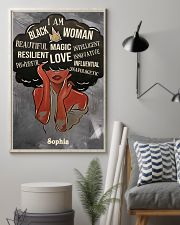 AFRO GIRL - CUSTOM NAME 11x17 Poster lifestyle-poster-1