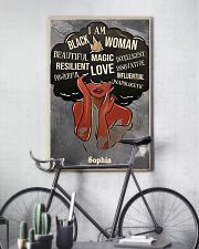 AFRO GIRL - CUSTOM NAME 11x17 Poster lifestyle-poster-7